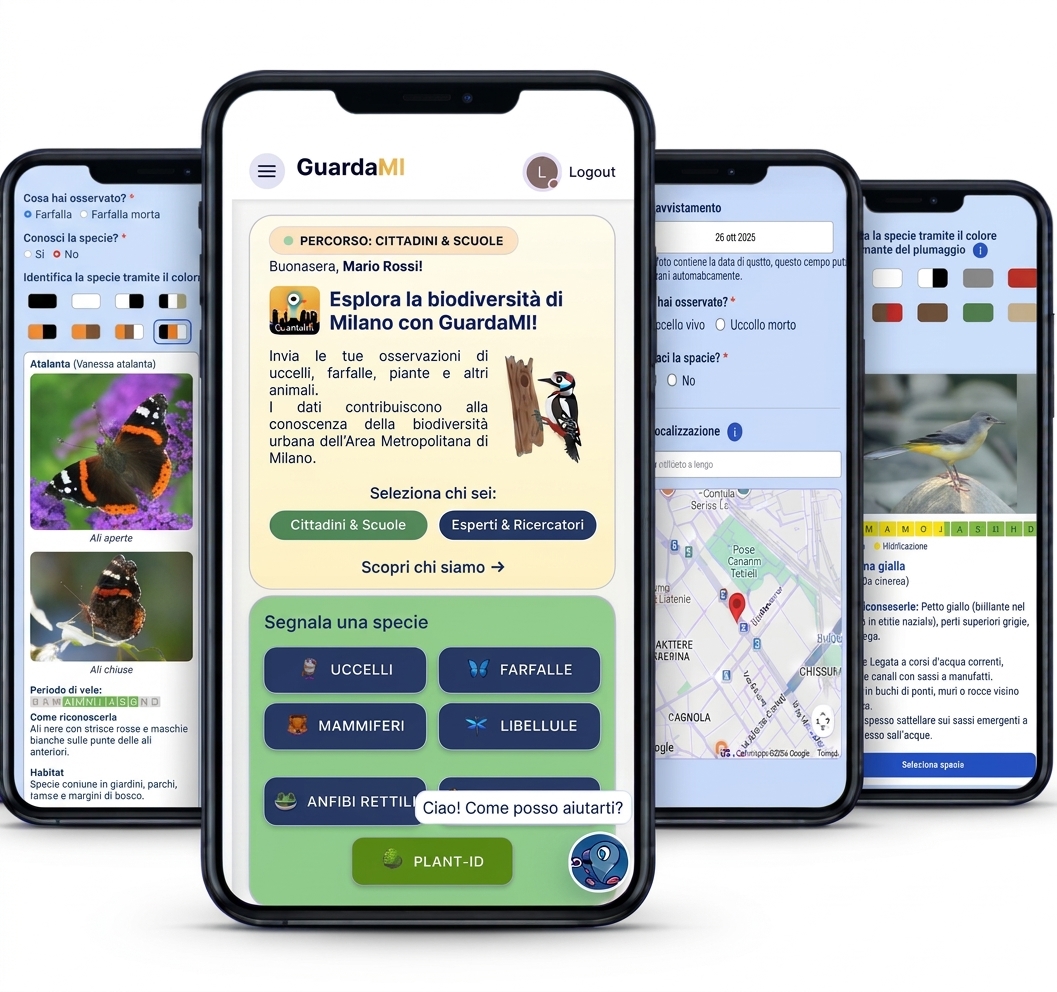 Progettazione WebApp per Citizen Science